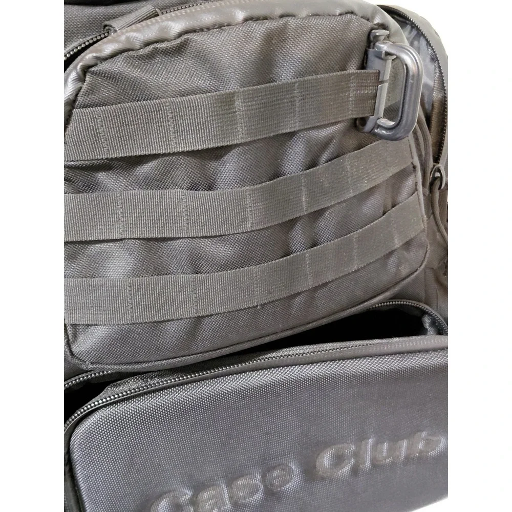 Case Club Tactical 4 Pistol Backpack Gen 2 Black Range Bag MOLLE Rain Cover